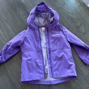 Columbia girls raincoat (used once) like new